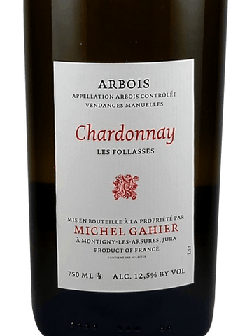 Michel Gahier Arbois Chardonnay Folasses 2018