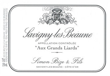Simon Bize Savigny les Beaune Aux Grands Liards 2020 pre-arrival ETA 1/23