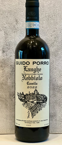 Guido Porro Langhe Nebbiolo Camilu 2023