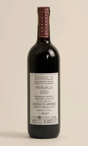 Canonica Giovanni Barolo 2021 pre-arrival eta May 2026