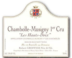 Groffier Chambolle-Musigny Les Hauts Doix 2005